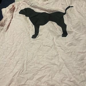 Victoria secret pink dog shirt, size M